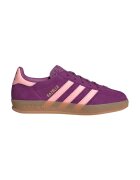 adidas Originals Велурени спортни обувки за закрито Gazelle със синтетика - Виолетов/Розово