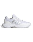 adidas Performance Мрежести тенис обувки Gamecourt 2 със синтетика - Бял/Сребрист