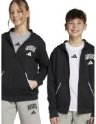 adidas Sportswear Худи с памук с лого - Бял/Избеляло черно
