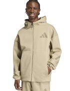 adidas Sportswear Худи Z.N.E. с цип - Камел/Светло бежово