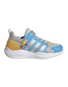 adidas Sportswear Маратонки Lightorama с велкро и LED светлинки - Пастелносин/Мандарина/Сребрист
