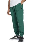 adidas Sportswear Скосен спортен панталон FeelCozy с връзка - Зелен/Черен