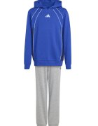 adidas Sportswear Спортен екип с памук с лого - Кралско Синьо/Светлосив меланж