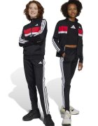 adidas Sportswear Спортен екип Tiberio с цип и цветен блок - Бял/Черен