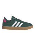 adidas Sportswear Велурени спортни обувки VL Court 3.0 - Светлорозов/Тъмнозелен/Бял