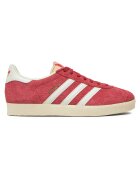 adidas Унисекс маратонки Gazelle IF9652 - естествена кожа - червено/бяло