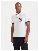 Aeronautica Militare Мъжка тениска - памучна - бяла - 95% памук - 5% еластан