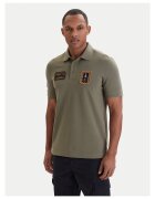 Aeronautica Militare Мъжка тениска - памук - зелена