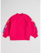 Agatha Ruiz de la Prada Суитшърт Heartbeat с пайети на ръкава - Фуксия