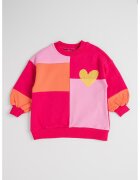 Agatha Ruiz de la Prada Суитшърт Portals с цветен блок - Неоново оранжево/Розово