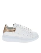 Alexander McQueen Дамски кецове - Oversized - Бял - Бронзов - Бял/Златист