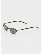 Alexander McQueen Слънчеви очила Cat-Eye с плътен цвят - Златист/Тъмнокафяв
