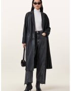 AllSaints Дълго кожено палто Aire