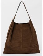 AllSaints Велурена хобо чанта Asha
