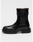 Armani Exchange Боти от еко кожа с декоративна каишка