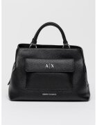 Armani Exchange Чанта през рамо от еко кожа с джоб с капаче