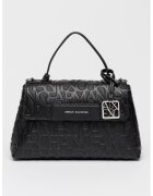 Armani Exchange Чанта през рамо от еко кожа с релефно лого