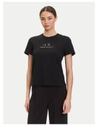 Armani Exchange Дамска тениска памук - черна