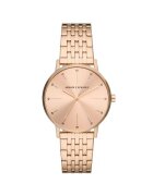 Armani Exchange Дамски часовник AX5581 Кварцов Розово злато
