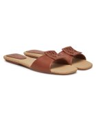 Armani Exchange Дамски чехли - Camel Rose - екологична кожа