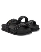 Armani Exchange Дамски чехли - екологична кожа - - изчистен модел