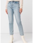 Armani Exchange Дънки над глезена със захабен ефект