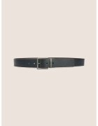 Armani Exchange Двулицев кожен колан с метална тока