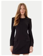 Armani Exchange Ежедневна рокля - черна - 67% полиестер
