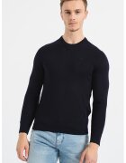 Armani Exchange Фино плетен вълнен пуловер
