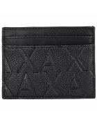 Armani Exchange Калъф за карти от еко кожа с монограм