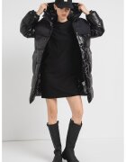 Armani Exchange Капитонирано зимно яке с капси