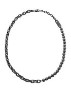 Armani Exchange Колие от неръждаема стомана с хематит