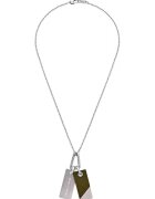 Armani Exchange Колие от неръждаема стомана с релефно лого