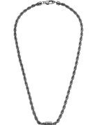 Armani Exchange Колие от неръждаема стомана с висулка с лого
