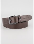 Armani Exchange Кожен колан с метално лого