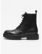 Armani Exchange Кожени боти с лого