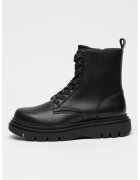 Armani Exchange Кожени боти с връзки