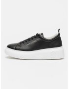 Armani Exchange Кожени спортни обувки със скосена подметка