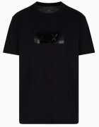 Armani Exchange Мъжка тениска памучна - черна