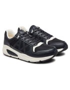 Armani Exchange Мъжки кецове текстил - модел Deep Navy/Off White
