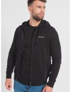 Armani Exchange Памучно худи с цип и лого