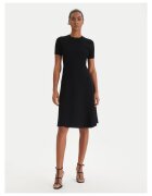 Armani Exchange Плетена рокля - черна - вискоза