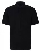 Armani Exchange Поло тениска памучна - черна - стандартен стил
