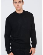 Armani Exchange Пуловер с овално деколте с вълна