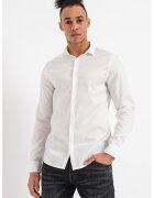 Armani Exchange Риза с лиосел с остра яка