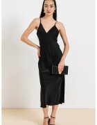 Armani Exchange Рокля с шпиц и цепка встрани