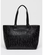 Armani Exchange Шопинг чанта от еко кожа с релефно лого
