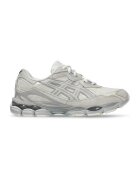 Asics Спортни обувки от еко велур с текстил - Тъмнобежово/Мръснобял