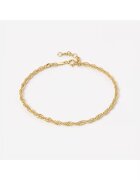Atelier Devi Гривна 14K злато - 16.6-18.6 см - жълта