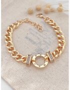 Atelier Miu Гривна тип верижка с циркони